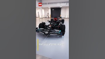 The most impressive LEGO build 😍 A full sized F1 car 🤯