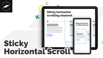 Sticky Horizontal Scrolling Element - Webflow Cloneable - SketchzLab