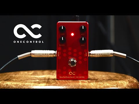 ギター One Control Rebel Red Distortion 4K 9/8までエフェクターポーチ付属】One Control STRAWBERRY RED