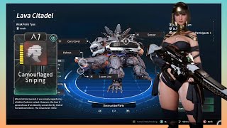 Hailey Camouflage Sniping Lava Citadel Build