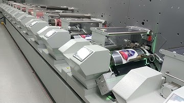 UV curing system for Flexo press