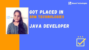 Besant Technologies Placement Review | Pavithra Got Placed | Java Training with Job Placements