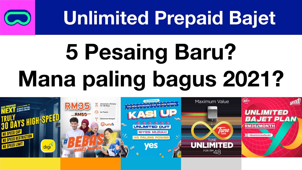 Perang Pelan Unlimited Prepaid 2020 Yang Mana Terbaik Antara Hotlink Xpax Atau U Mobile Youtube