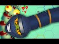 Snake.io - NEW INVISIBLE NINJA WORM ( FIRST SNAKE GAME ) #2 ‹ AbooTPlays ›