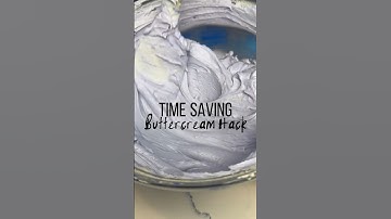 My fav time saving buttercream hack!