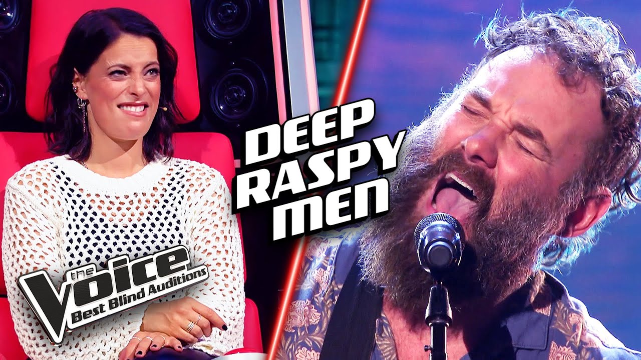 Unexpected RASPY voices | The Voice Best Blind Auditions