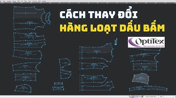 Cách Thay Đổi Dấu Bấm Hàng Loạt Trong #Optitex | Đổi Notch T → V → U → I Nhanh Nhất