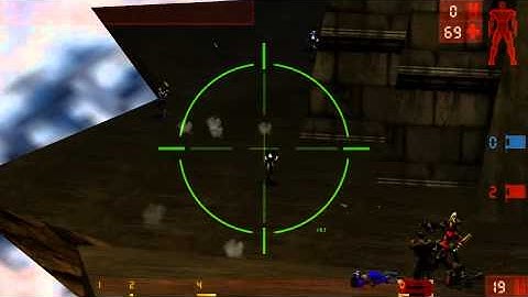 Unreal Tournament - Owning bots on Godlike(CTF- Face)