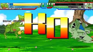 Nick54222 Mugen Sceptile Me Vs Tyranitar