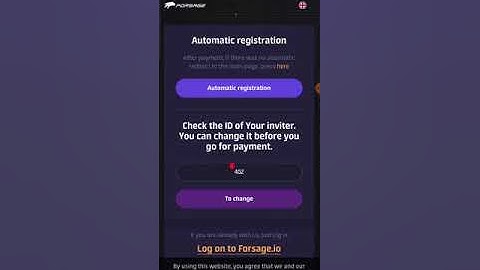 How To Register FORSAGE TRON with TRONLINK PRO on your Smart Phone