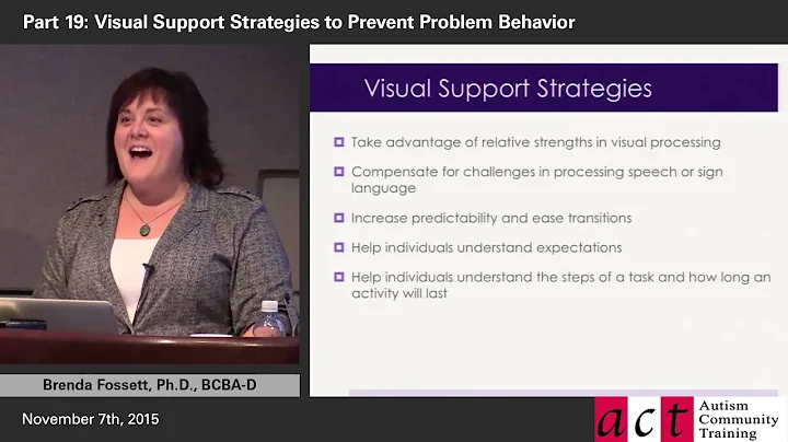 Positive Behavior Support Part 19 - Visual Support Strategies to Prevent Problem Behavior