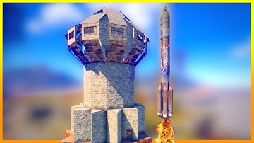 SOLO VANILLA RAIDING a ROCKET STYLE BASE | RIGHT NEXT to LAUNCH SITE | ONLINE