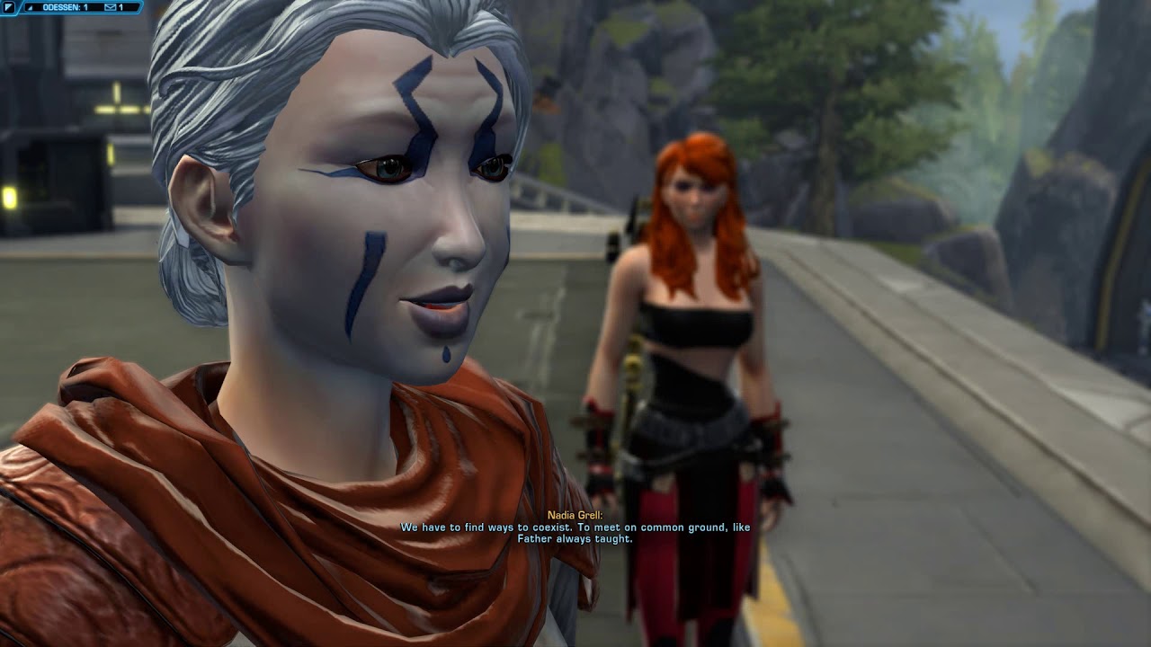 SWTOR Jedi Under Siege, Nadia Grell Return + Romance - YouTube.