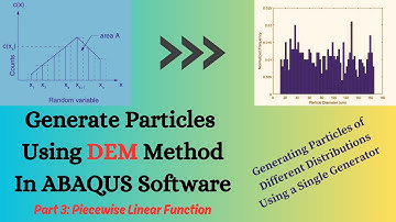 How To Generate Particles Using Discrete Element Method (DEM) in ABAQUS; Part3: Piecewise Function