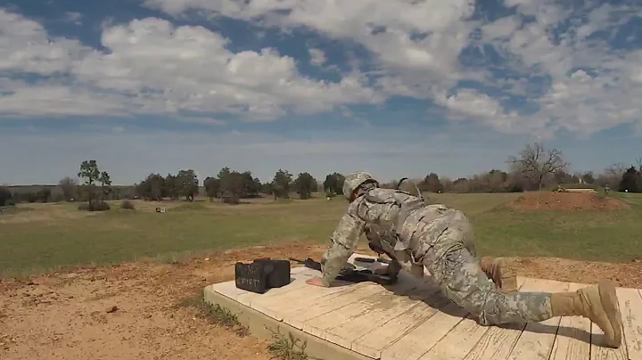 Texas National Guardsmen compete for Best Warrior at weapons qualification range