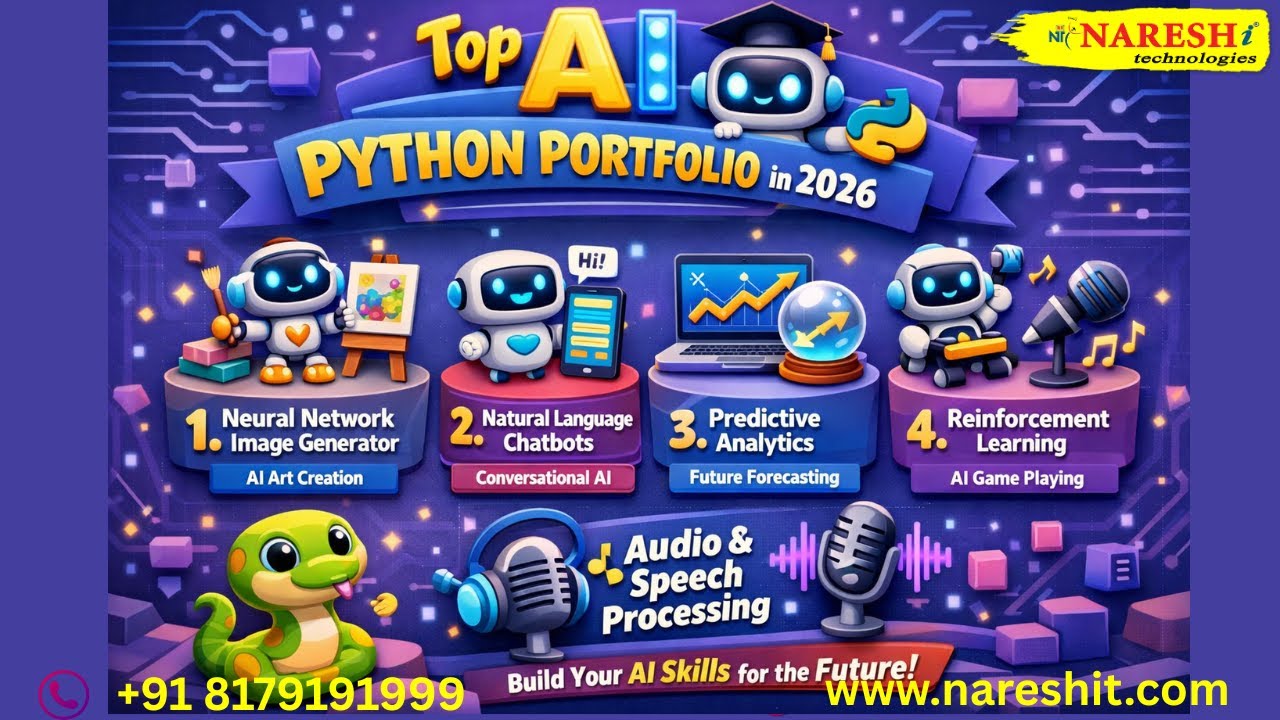 Top AI Projects for Your Python Portfolio in 2026 | Python Online Training in Hyderabad | AI