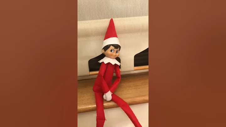 Elf on the Shelf caught moving #elfontheshelf #christmas