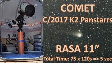 Capturing and Processing my First Comet Animation - Comet C/2017 K2 Panstarrs