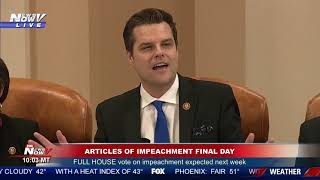 HUNTER CRACK BIDEN: Matt Gaetz EXPOSES Biden Past Issues During Impeachment Hearing