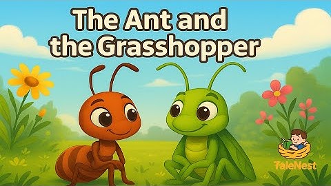 The Lazy Grasshopper and the Wise Ant  🦗🐜 | Moral Story for Kids | TaleNest TV