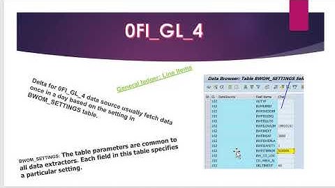 SAP BW Delta Extraction for General Ledger