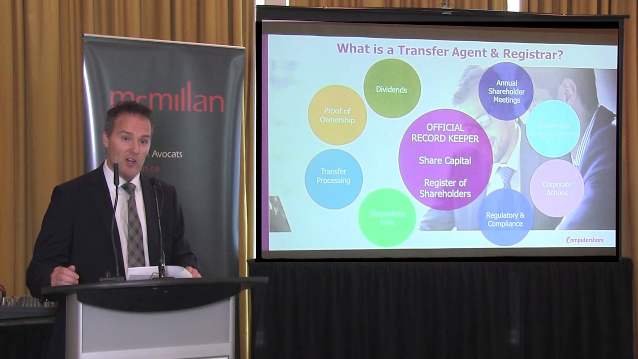 Simon Thomas Presents: What Role Does a Transfer Agent Play in Going Public?