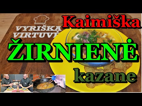 Kaimiška lietuviška žirnienė - Vyriškos Virtuvės receptas!