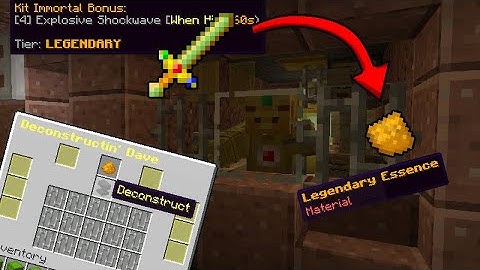 Tier Based Deconstructor for MMOItems Tutorial