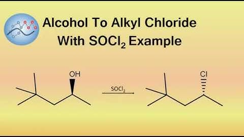 Alcohol To Alkyl Chloride With SOCl2 Example Mechanism | Organic Chemistry