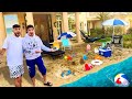 I TURNED MY HOUSE INTO A BEACH!!*Faze Rug & brawadis reaction*