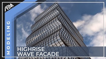 Highrise Wave Facade Building in ARCHICAD