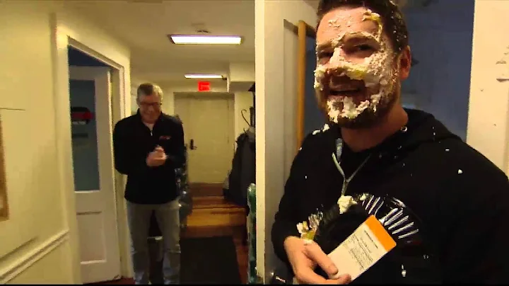 Seton takes a 2nd pie to the face 01/29/2016