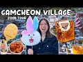 Toasted marshmallow ice cream  gamcheon culture village food tour  south korea