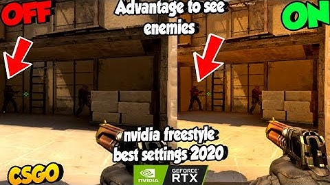 BEST COLOR settings Nvidia Freestyle CSGO [2022]