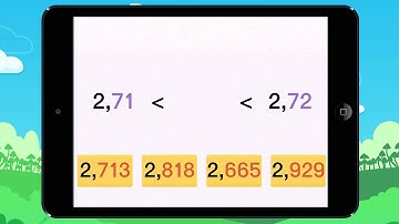 Vidéo 8 Leçon Apprends à intercaler un nombre décimal avec Trois chiffres après la virgule entr