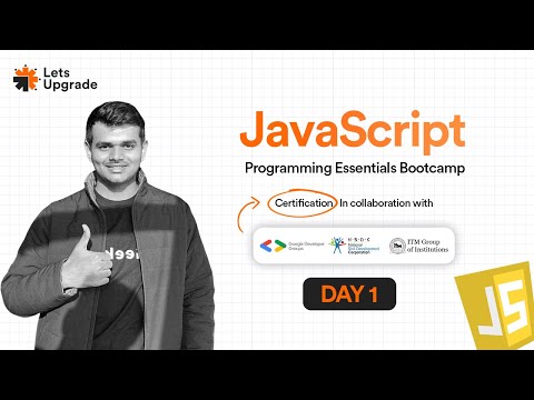 Day 1 | Starting with basics | JavaScript Programing Essential Bootcamp (3 Days)