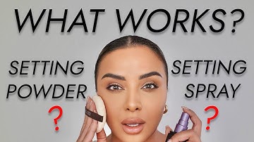 WAT STELT JOUW MAKE-UP VAST? SETTING SPRAY OF POEDER? | NINA UBHI