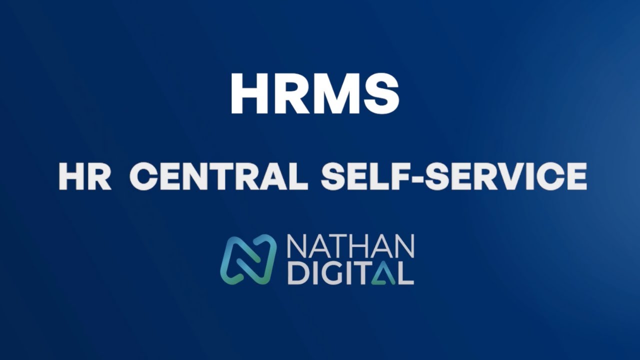 Nathan Digital HRMS | HR Central Self Service