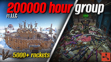 How a 200,000 Hour Group Shot 5000 ROCKETS on Forced Wipe | a Rust Movie