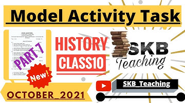 Model activity task History part 7 October new class 10
