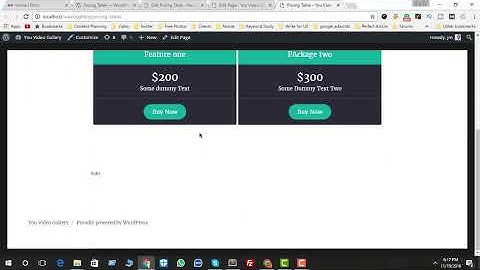 How To Create Awesome Pricing Table in wordpress?