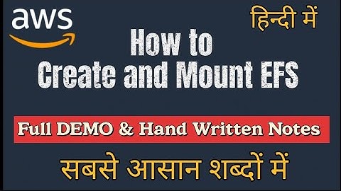 How to Create and Mount EFS in AWS FULL DEMO in Hindi | Cloud Tech Burner