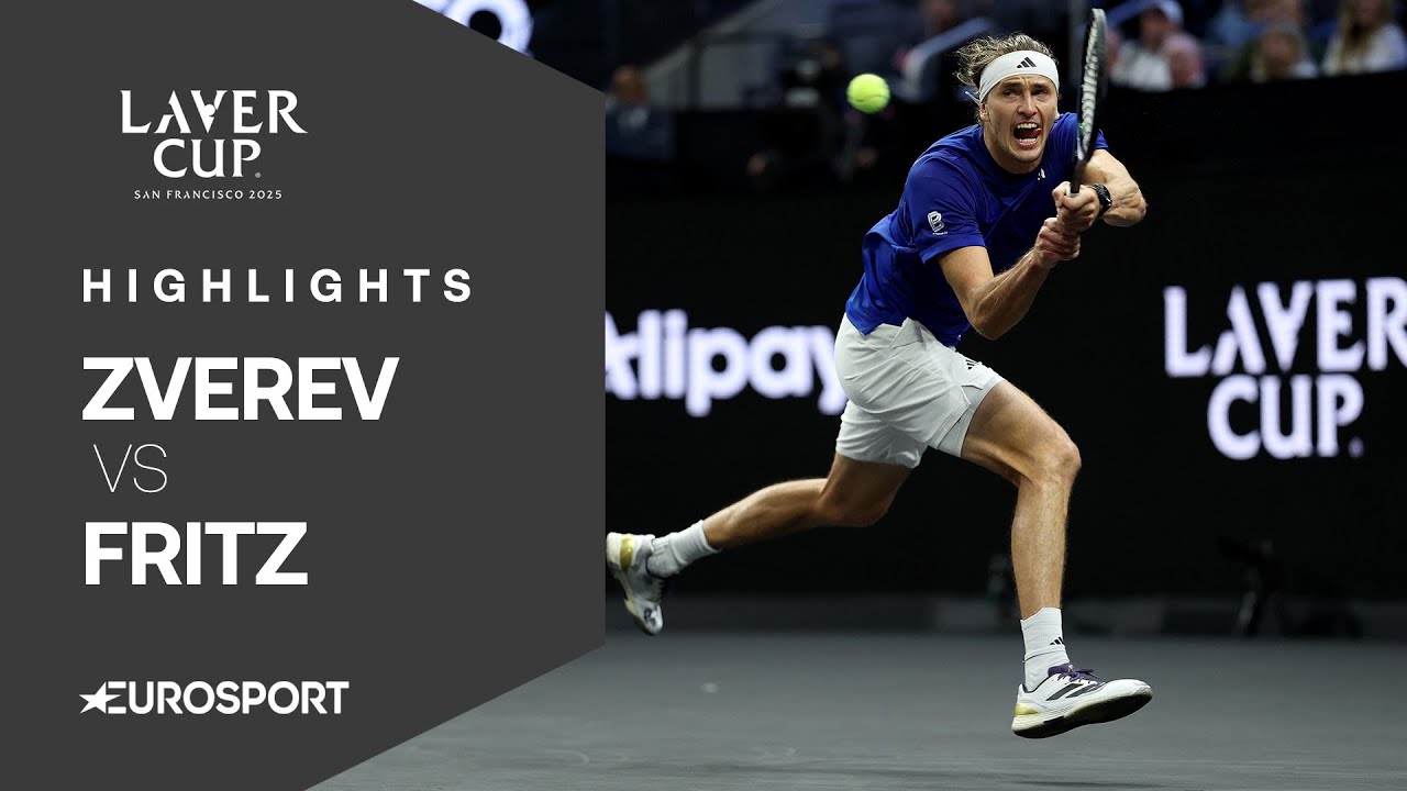 Laver Cup 2025 | Alexander Zverev - Taylor Fritz | Highlights deutsch | Tennis