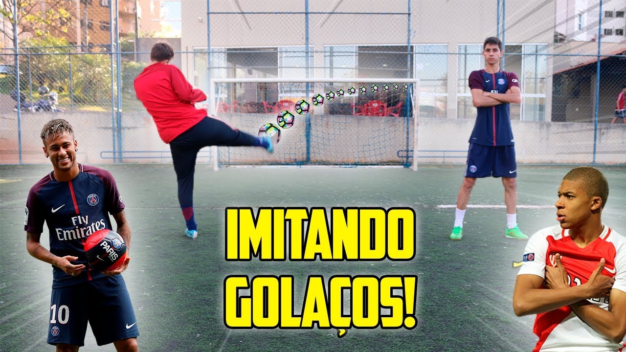 IMITANDO GOLAÇOS!! ( Neymar vs Mbappé ) #1