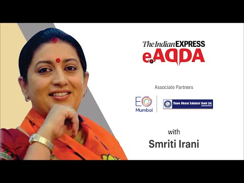 Smriti Irani Interview: Express Adda with Union Minister Smriti Irani