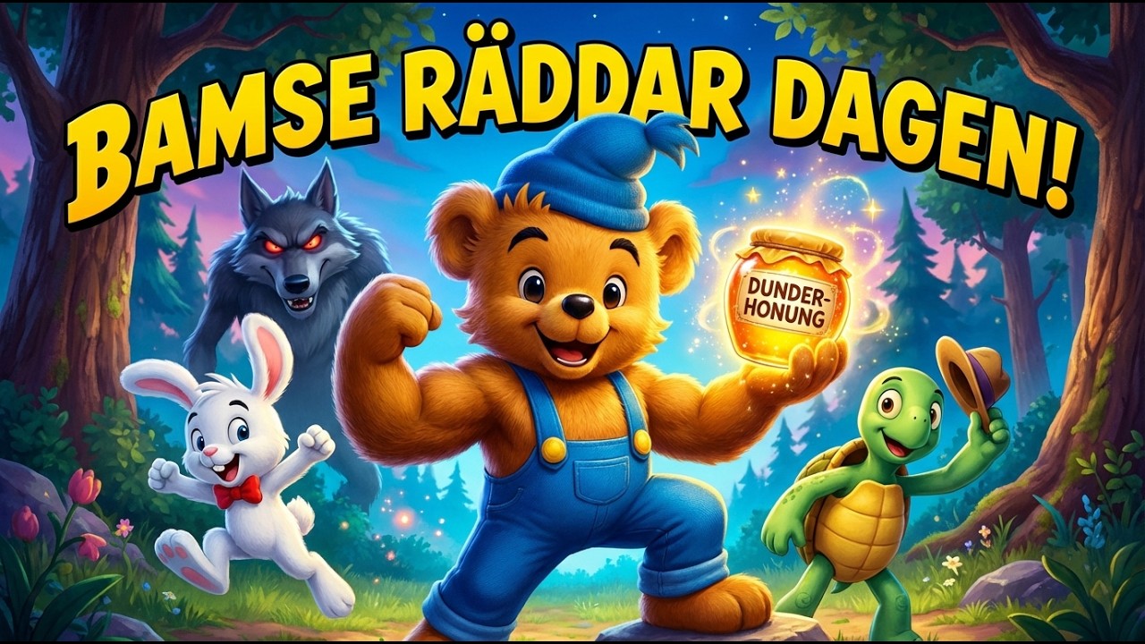 Bamse och hans vänner | Äventyr i skogen