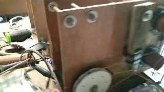 test run. DIY propeller milling machine.