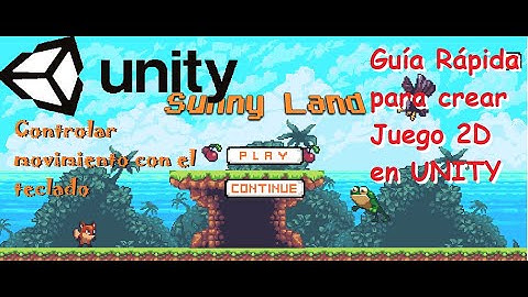 Unity: Controlar movimiento con el teclado