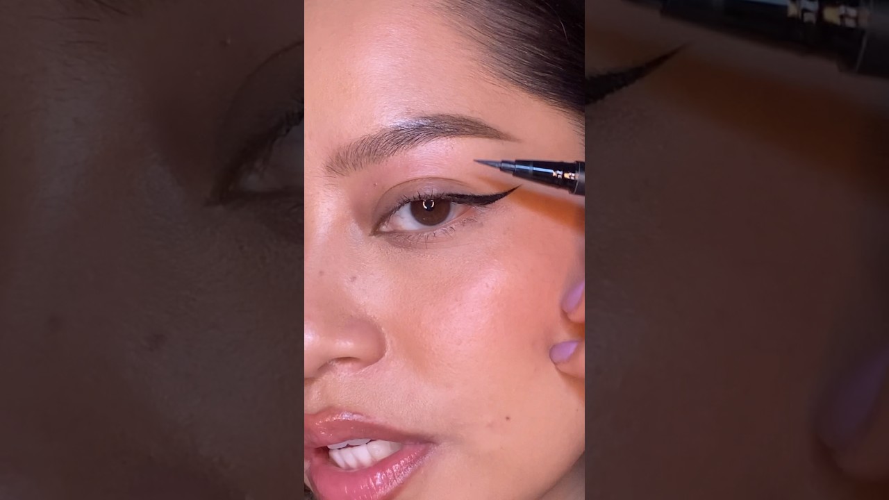 Easy way to apply liquid liner! 