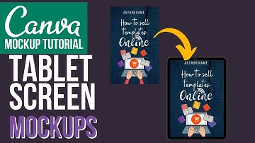 Make Tablet Canva Smartmockups - Canva Mockup Tutorial